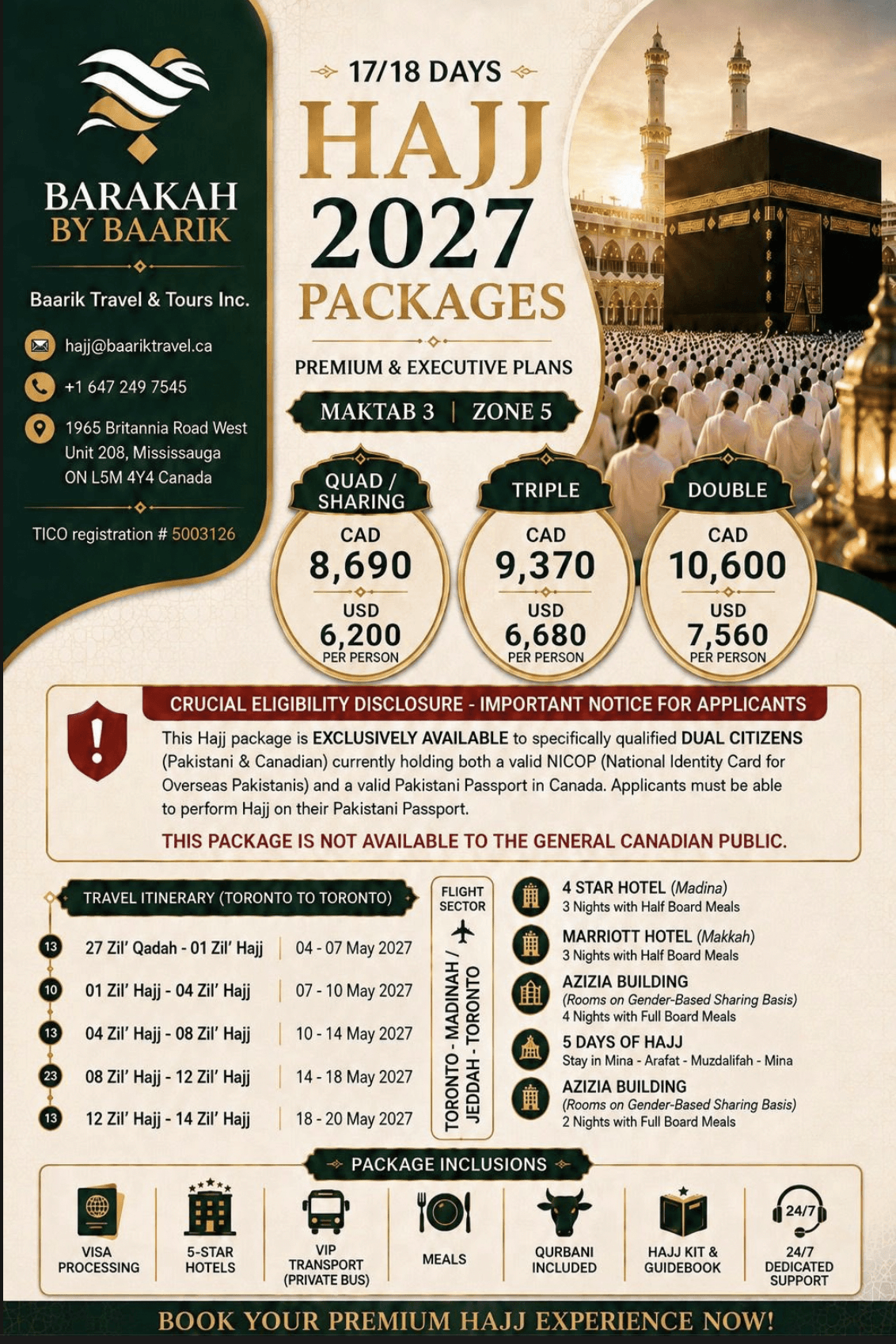 Hajj 2027 Packages